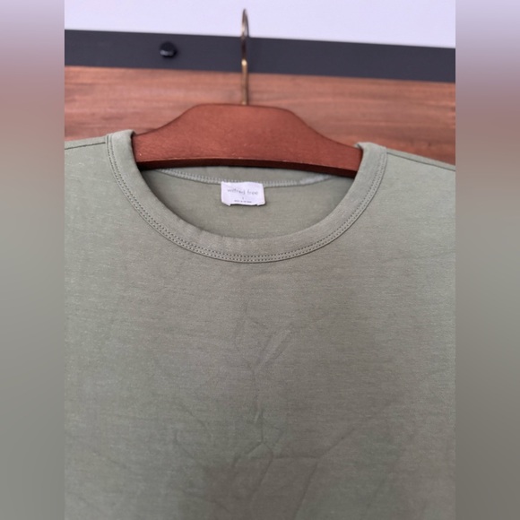 Aritzia Wilfred Free Sage Green T-Shirt Dress Size Small - Picture 2 of 6